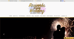 Desktop Screenshot of fireworksatyourwedding.co.uk